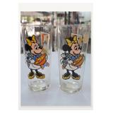 Disney Minnie Mouse Juice Glasses Pair