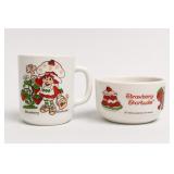 Strawberry Shortcake Mug & Bowl Set Anchor Hocking