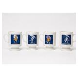 4 Morton Salt Advertising Mugs