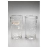 Pair of 1964 Flintstones Glasses
