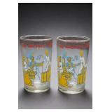 Pair of The Archies Glass Tumblers