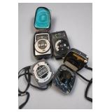 Four Vintage Photographic Exposure Meters