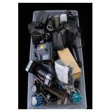 Mixed Photographic Accessory Lot in Tote