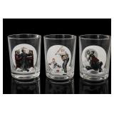 Norman Rockwell Saturday Evening Post Glasses