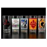 5 Kentucky Derby and Preakness Glasses