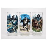 1976 King Kong Coca-Cola Glasses Set of 3