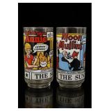 2 The Sun Comic Strip Glasses