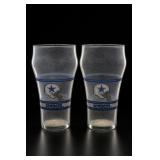 Dallas Cowboys and Coca-Cola Glasses Pair