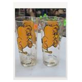 1973 Pepsi Looney Tunes Henery Hawk Glasses