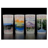 Oregon Souvenir Glasses Set of 4