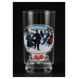 Pepsi-Cola Winter Scenes Skating & Glass Tumbler