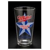 Miller Dallas 2000 National Sales Conference Glass