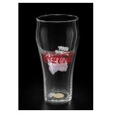 Coca-Cola Rudy Raccoon Promotional Glass Tumbler