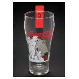 Coca-Cola Holiday Polar Bear Glass Tumbler, Lot 42