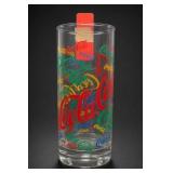 Coca-Cola Multicolor Logo Glass Tumbler