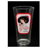 Coca-Cola 1913 Calendar Girl Glass Tumbler