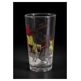 One Decorated Clear Cartoon Glass Tumbler
