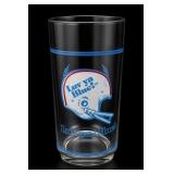 One "Luv ya Blue" Football-Themed Drinking Glass
