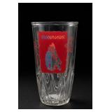 Yosemite Sam Cartoon Faceted Glass Tumbler