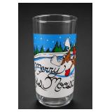 Krystal Coca-Cola Classic Christmas Glass Tumbler