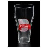 Coca-Cola Holiday Santa and Holly Glass Tumbler