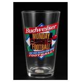 Single Budweiser ABC Monday Promotional Glass