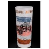 ANTIQUE AUTOS 1906 Autocar Frosted Glass Tumbler