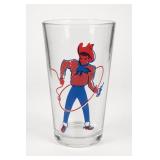 One Western Cowboy Lasso Printed Glass Tumbler