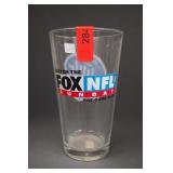 Miller Lite Fox NFL Sunday Promotional Beer Glass