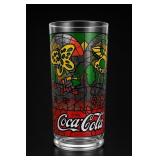Coca-Cola Stained-Glass-Style Glass Tumbler
