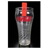 Coca-Cola Clear Ribbed Glass Tumbler