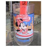 Disneyland Fantasyland Minnie Mouse Glass Tumbler