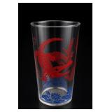 Alphabet Alligator Verse Decorated Glass Tumbler