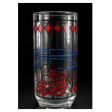 Pepsi-Cola Geometric Lattice Glass Tumbler