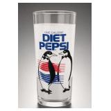 One Diet Pepsi Penguin Promotional Drinking Glass