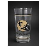New Orleans Saints Single Decorated Drinking Glass
