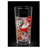 Coca-Cola 1895-1995 Santa Glass Tumbler