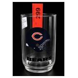 Chicago Bears Clear Glass Drinking Tumbler