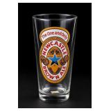 Newcastle Brown Ale "The One and Only" Beer Glass