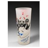BARBER SHOP Lager Illustrated Glass
