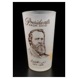 Rutherford B. Hayes 1877-1881 Ohio Glass Tumbler