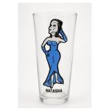 NATASHA Decorated Clear Drinking Cartoon Figure
