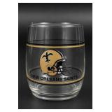 New Orleans Saints Black-and-Gold Glass 1 Piece