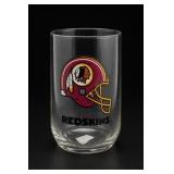 One Washington Redskins NFL Clear Glass Tumbler