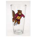 Grain Belt Premium Decorated Squirrel Beer Glass