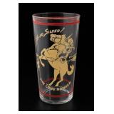 The Lone Ranger and Silver Decorated Glass Tumbler