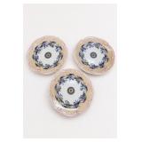 Three William Brownfield Antique Plates