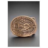10th National Flat Picking Belt Buckle