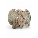 Bergamot Brass Works Dragon Belt Buckle, in USA