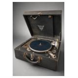 RCA Victrola Portable Wind-Up Hinged Case